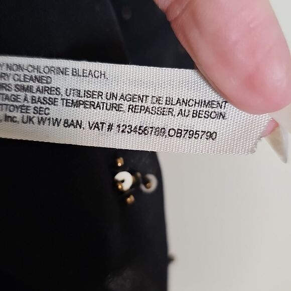 Free People Black Star Embellished Slip Camisole Beaded Sequin XS - Picture 9 of 9